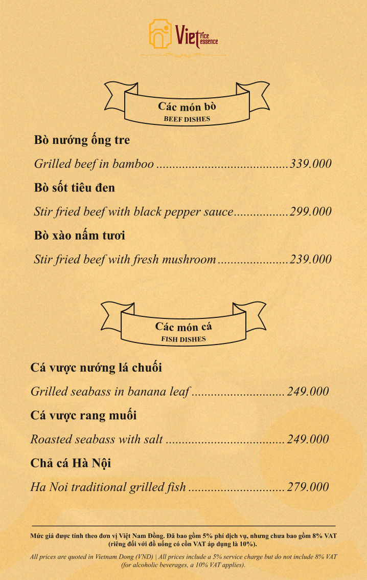 Viet Rice Essence Restaurant & Cooking Class